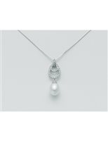Collana Miluna Donna in Oro bianco Perla 0.19 Ct PCL2288 - PCL2288